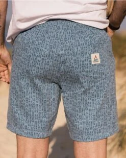 Drifter Walk Short - Blue Mini Geo -Passenger Clothing Store TY91 279 4 5Ratio 2 0031 TY106 376