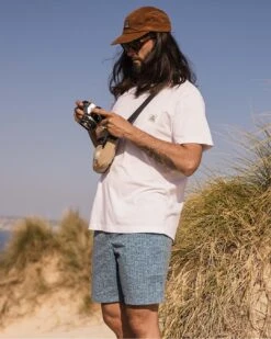 Drifter Walk Short - Blue Mini Geo -Passenger Clothing Store TY91 279 4 5Ratio 2 0033 TY106 371