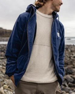 Horizon Cord Jacket - Dark Denim -Passenger Clothing Store TY91 279 4 5Ratio 2 0056 TY95 191