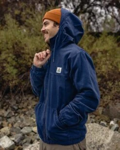 Horizon Cord Jacket - Dark Denim -Passenger Clothing Store TY91 279 4 5Ratio 2 0060 TY95 185