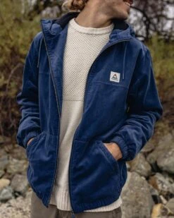 Horizon Cord Jacket - Dark Denim -Passenger Clothing Store TY91 279 4 5Ratio 2 0064 TY95 181