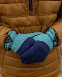 Daytrip Recycled Polar Fleece Touch Screen Gloves - Blue Coral -Passenger Clothing Store TY91 279 4 5Ratio 2 0074 TY95 149
