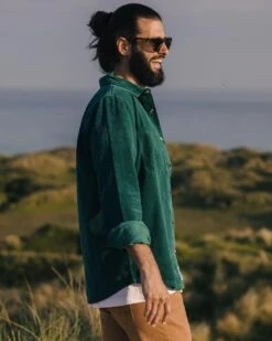 Backcountry Cord Shirt - Storm Green -Passenger Clothing Store TY91 279 4 5Ratio 2 0084 TY106 150