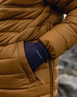 Crest Recycled Insulated Jacket - Golden Brown -Passenger Clothing Store TY91 279 4 5Ratio 2 0086 TY95 135