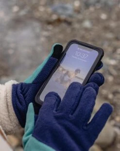 Daytrip Recycled Polar Fleece Touch Screen Gloves - Blue Coral -Passenger Clothing Store TY91 279 4 5Ratio 2 0118 TY95 45