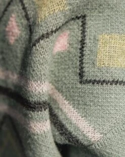 Leif Recycled Yarn Cardigan - Pistachio -Passenger Clothing Store TY91 279 4 5Ratio 2 0120 TY101 81