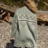 Leif Recycled Yarn Cardigan - Pistachio -Passenger Clothing Store TY91 279 4 5Ratio 2 0123 TY101 72