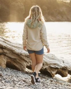 Juana Recycled Polar Hooded Fleece - Oatmeal -Passenger Clothing Store TY91 279 4 5Ratio 2 0156 TY111 8