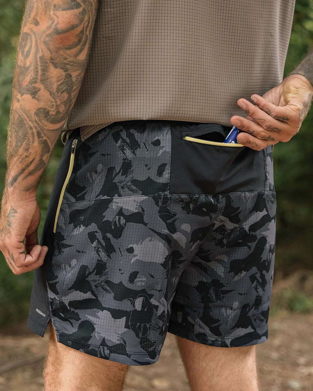 Exploration Trail Recycled Shorts - Black 5 Exploration Trail Recycled Shorts - Black - Image 3