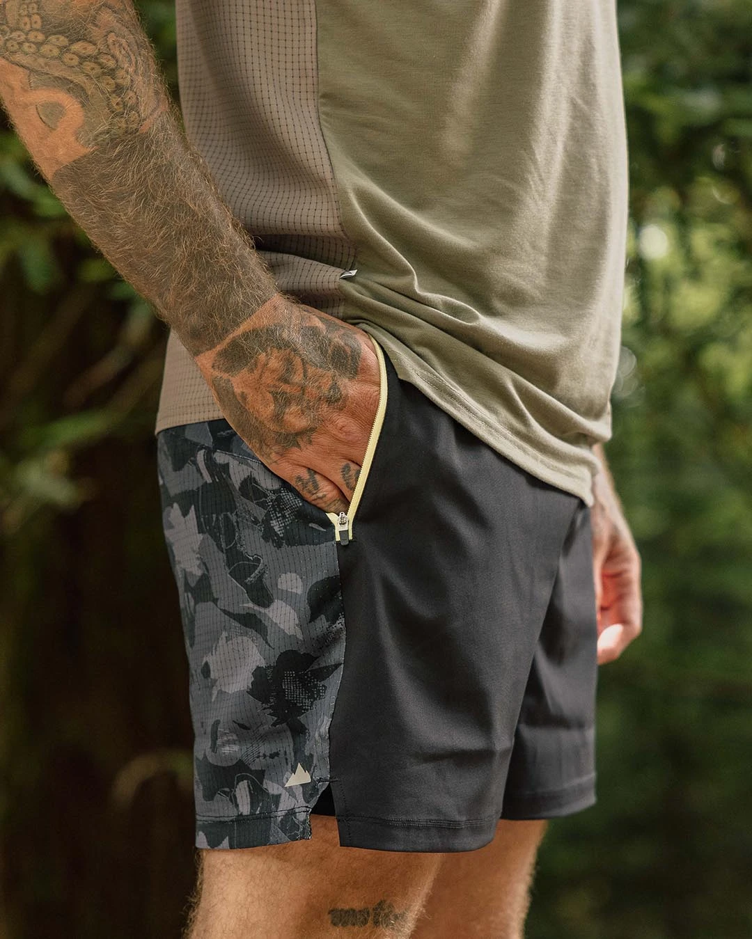 Exploration Trail Recycled Shorts - Black 4 Exploration Trail Recycled Shorts - Black - Image 2
