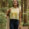 Exhale Active Recycled Vest - Hazy Yellow -Passenger Clothing Store TY91 279 4 5Ratio 2 0197 TY110 17