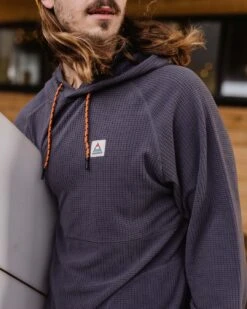 Point Recycled Fleece Hoodie - Charcoal 11 Point Recycled Fleece Hoodie - Charcoal -Passenger Clothing Store TY98 PT1 454 4 5Ratio