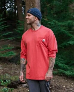 Heritage Recycled Relaxed Fit LS T-Shirt - Cardinal -Passenger Clothing Store Ttat8kWLbMpzqDFJhy ph5Wbjn uH24 lkRjtUrF 08