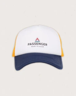 Beechey Snapback Trucker Cap - Dark Denim -Passenger Clothing Store U CP 4LT39 4975 2