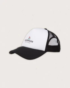 Beechey Snapback Trucker Cap - Black/White -Passenger Clothing Store U CP 4LT39 4976 1