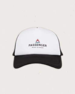 Beechey Snapback Trucker Cap - Black/White -Passenger Clothing Store U CP 4LT39 4976 2