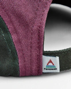 Fixie Recycled 5 Panel Cap - Grape Multi -Passenger Clothing Store U CP 5CBIZ 4620 D