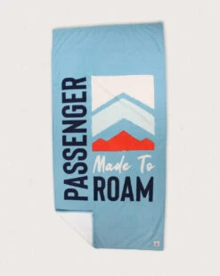 Portland Beach Recycled Towel - Provincial Blue -Passenger Clothing Store U TT ROYJ5 4805 1