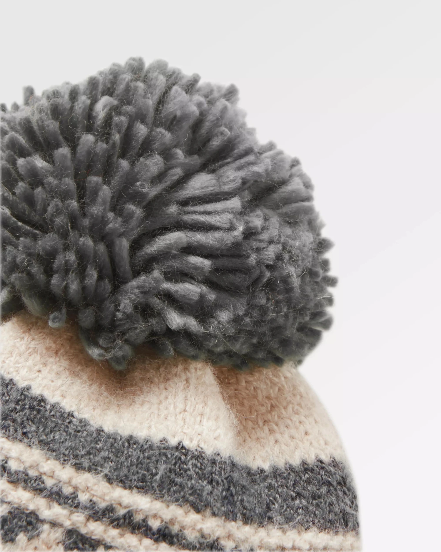 Lodge Recycled Bobble Hat - Black 9 Lodge Recycled Bobble Hat - Black - Image 7