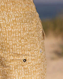 Cali Recycled Swim Short - Mustard Mini Geo -Passenger Clothing Store Untitled 1 0005 TY106 321