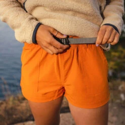 Del Sur Hemp All Purpose Shorts - Sunrise Orange -Passenger Clothing Store Untitled 1 0013 TY80 40