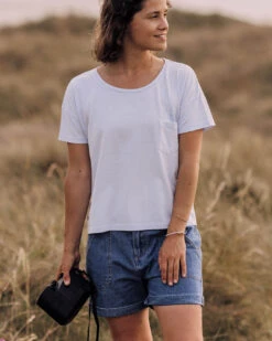 Mindful Recycled Cotton T-Shirt - Pale Blue -Passenger Clothing Store Untitled 1 0019 TY108 5