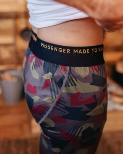 Venture Recycled Base Layer Legging - Charcoal Camo Pattern -Passenger Clothing Store Untitled 1 0033 TY98 PT1 278