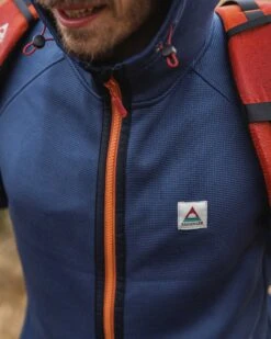 Vertical Full Zip Hooded Recycled Fleece - Dark Denim -Passenger Clothing Store V1JFVFAJRiZLsQQAGnGtfngUbuLtb 5KUZznO7L hrs