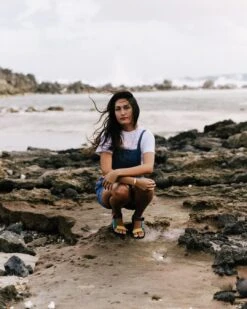 Drifters Oversized Recycled Cotton T-Shirt - White -Passenger Clothing Store VeniceSandalNew MultiColour 4 5Ratio