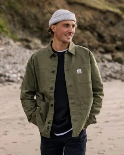 Balsa Canvas Overshirt - Khaki