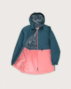 Nimbin Recycled Full Zip Water Resistant Jacket - Mediterranean -Passenger Clothing Store W JC HDBZ3 4664 3