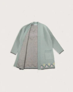 Leif Recycled Yarn Cardigan - Pistachio -Passenger Clothing Store W KN 6X47J 4650 3 1