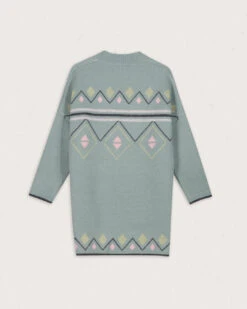 Leif Recycled Yarn Cardigan - Pistachio -Passenger Clothing Store W KN 6X47J 4650 3 2