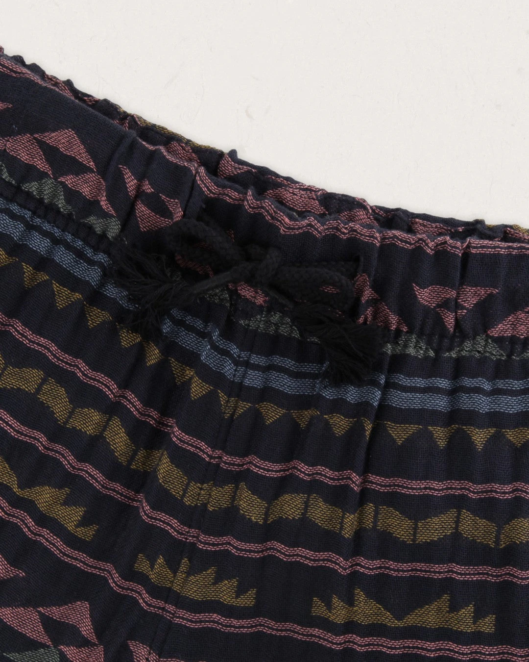 Santosa Organic Cotton Jacquard Short - Black Geo Pattern 9 Santosa Organic Cotton Jacquard Short - Black Geo Pattern - Image 7