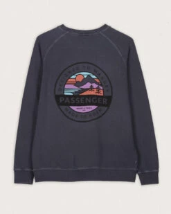 Wilds Recycled Cotton Oversized Sweatshirt - Charcoal 17 Wilds Recycled Cotton Oversized Sweatshirt - Charcoal -Passenger Clothing Store W SW AFFGX 4732 2