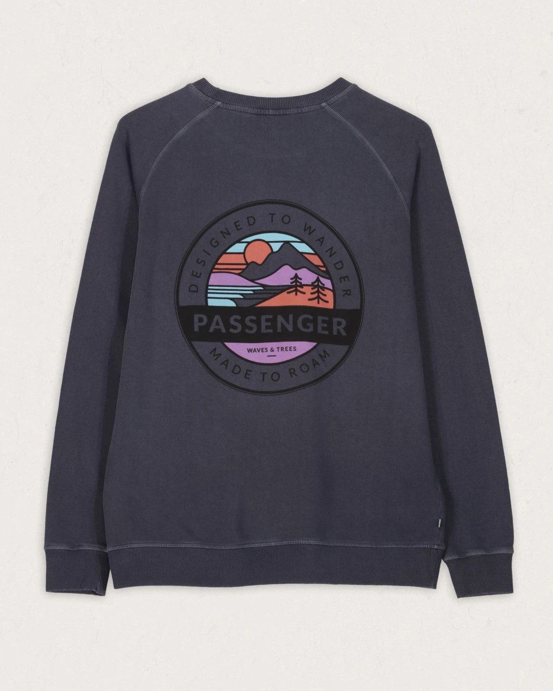 Wilds Recycled Cotton Oversized Sweatshirt - Charcoal 8 Wilds Recycled Cotton Oversized Sweatshirt - Charcoal - Image 6