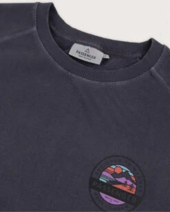 Wilds Recycled Cotton Oversized Sweatshirt - Charcoal 19 Wilds Recycled Cotton Oversized Sweatshirt - Charcoal -Passenger Clothing Store W SW AFFGX 4732 3