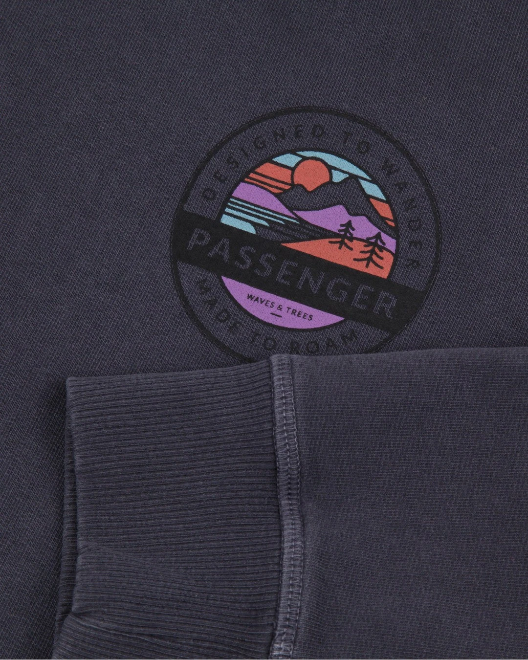 Wilds Recycled Cotton Oversized Sweatshirt - Charcoal 11 Wilds Recycled Cotton Oversized Sweatshirt - Charcoal - Image 9