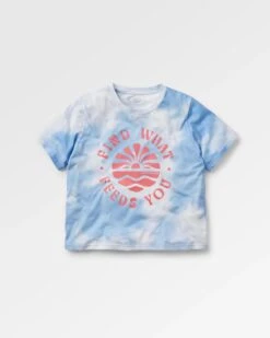 Discovery Organic Cotton T-Shirt - Tie Dye Cornflower