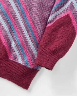 Homestead Oversized Recycled Knitted Jumper - Wine -Passenger Clothing Store WtqWXUl5H2G0Q1 WyF6n1JAcWo5A7 ho6ULH9PNH7zs