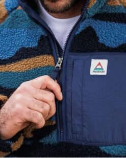 Offroad Recycled Sherpa 1/2 Zip Fleece - Scenic Navy 17 Offroad Recycled Sherpa 1/2 Zip Fleece - Scenic Navy -Passenger Clothing Store Xbr1VxEM4XnLf3dFL ybn RCT8F8dGkwwmmbeg1wZmY