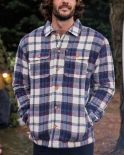 Freestyle Sherpa-Lined Overshirt - Vintage White -Passenger Clothing Store XhvzZdQIEJLN18aiYqNX9nU6OsOp9fc6K2DjQAsgC0I