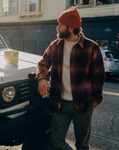 Barren Heavyweight Overshirt - Wine -Passenger Clothing Store YmvGzkRHMYesORx79j 9gtOLPeZvwITqUL6ifl 0r E