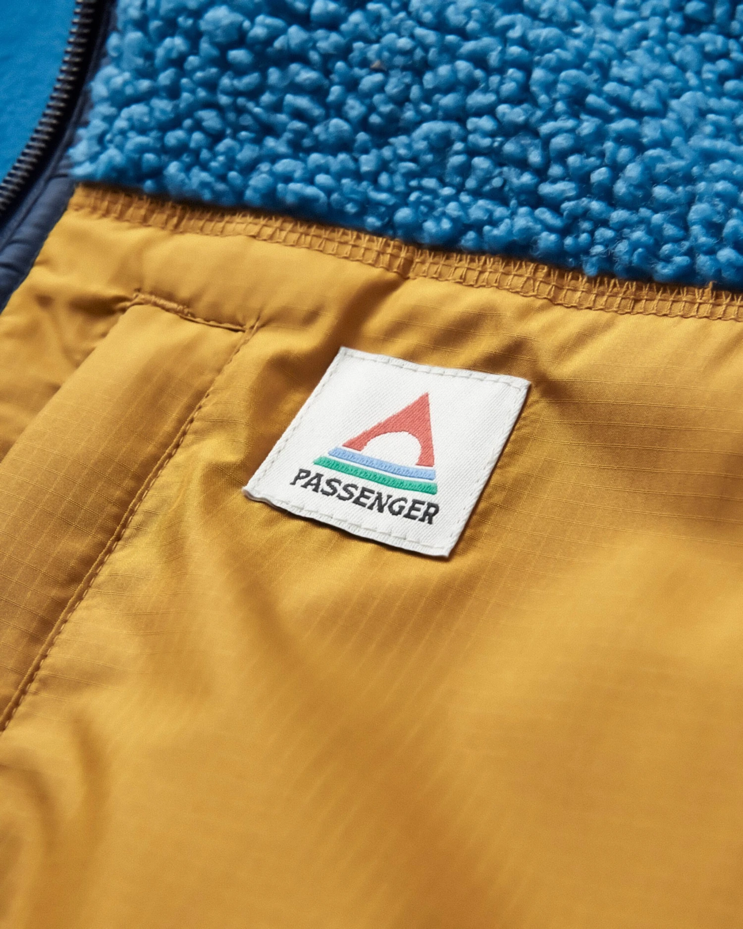 Born Explorer Recycled Polar-Lined Sherpa Vest - Blue Steel 9 Born Explorer Recycled Polar-Lined Sherpa Vest - Blue Steel - Image 7