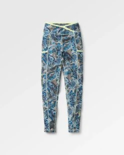 Mantra Recycled Leggings - Abstract Seaweed Pistachio