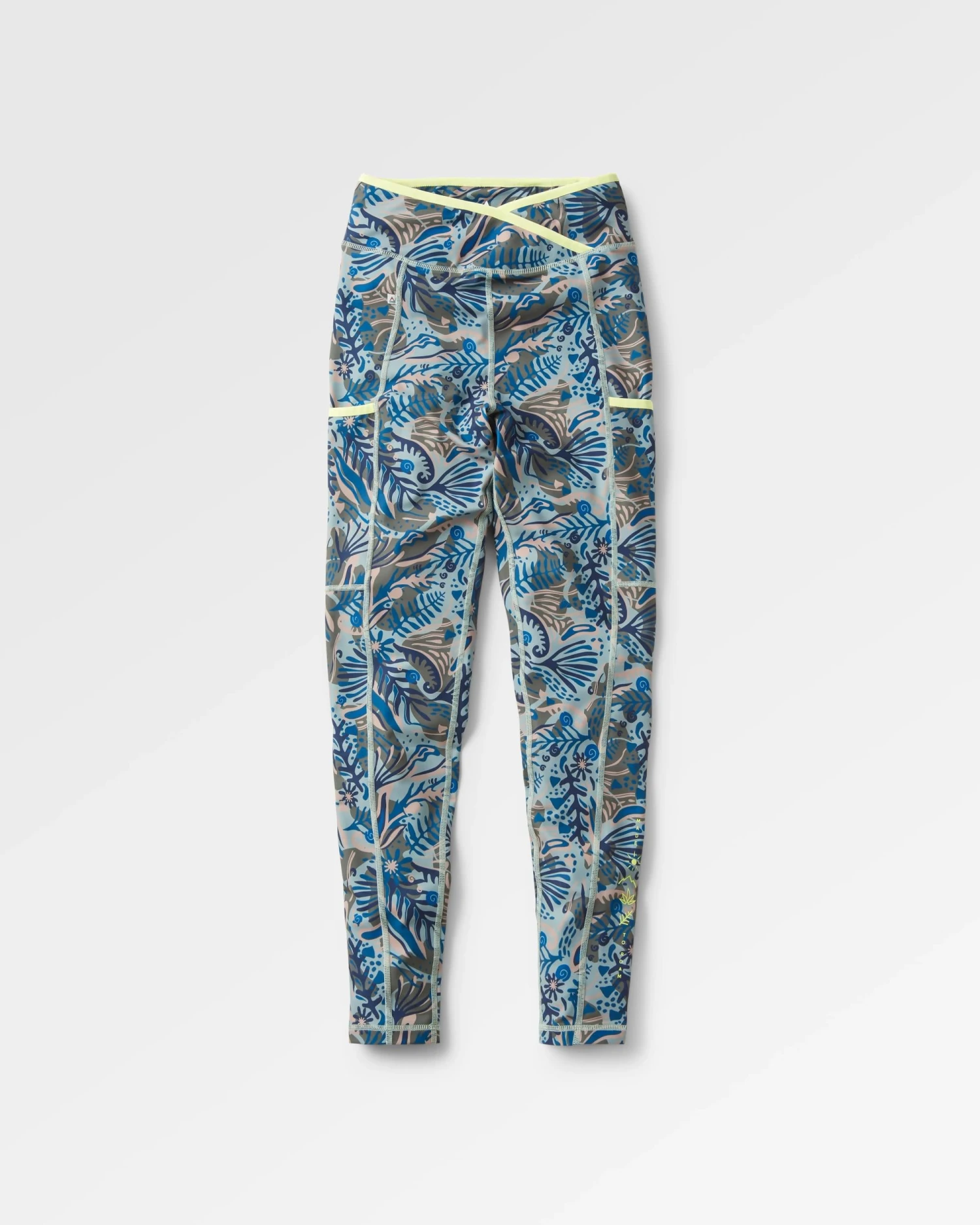 Mantra Recycled Leggings - Abstract Seaweed Pistachio 3 Mantra Recycled Leggings - Abstract Seaweed Pistachio