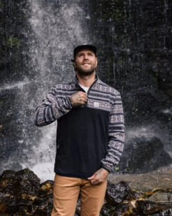 Set Off Recycled Polar 1/4 Zip Fleece - Nordic Geo Charcoal -Passenger Clothing Store c0Svjhe1hEXZRK5akhH04rxuXKiCk LXHvgxdR1TAFE