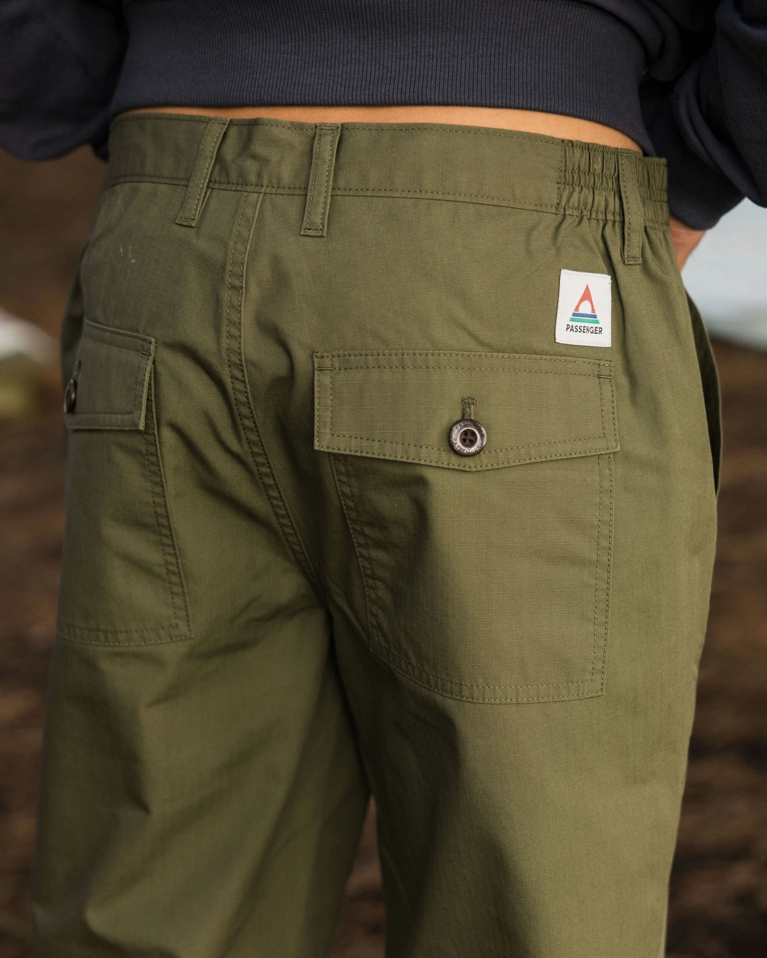 Timeless Crop Trouser - Khaki 7 Timeless Crop Trouser - Khaki - Image 5