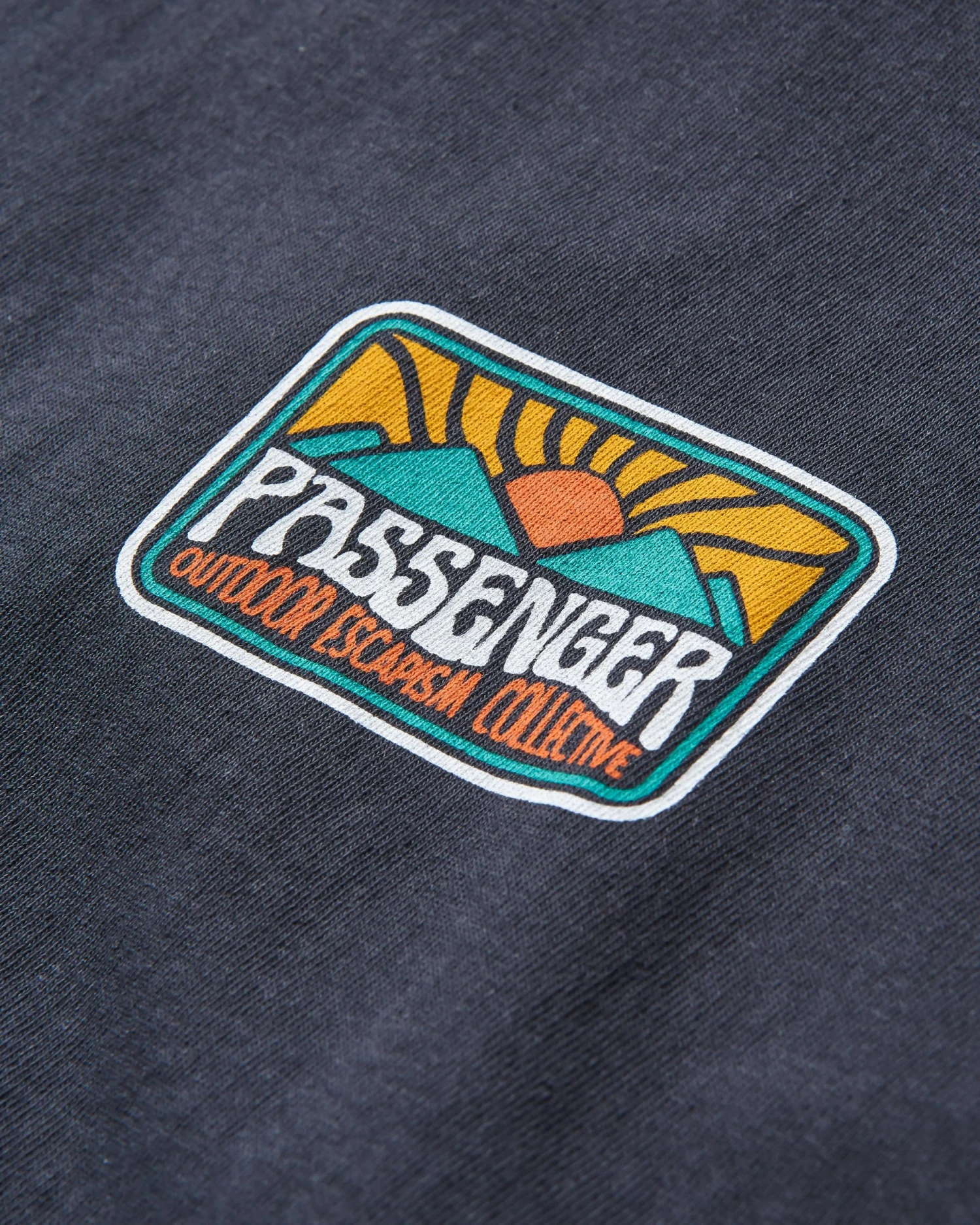 Golden Hour Recycled Cotton Oversized T-Shirt - Black 9 Golden Hour Recycled Cotton Oversized T-Shirt - Black - Image 7