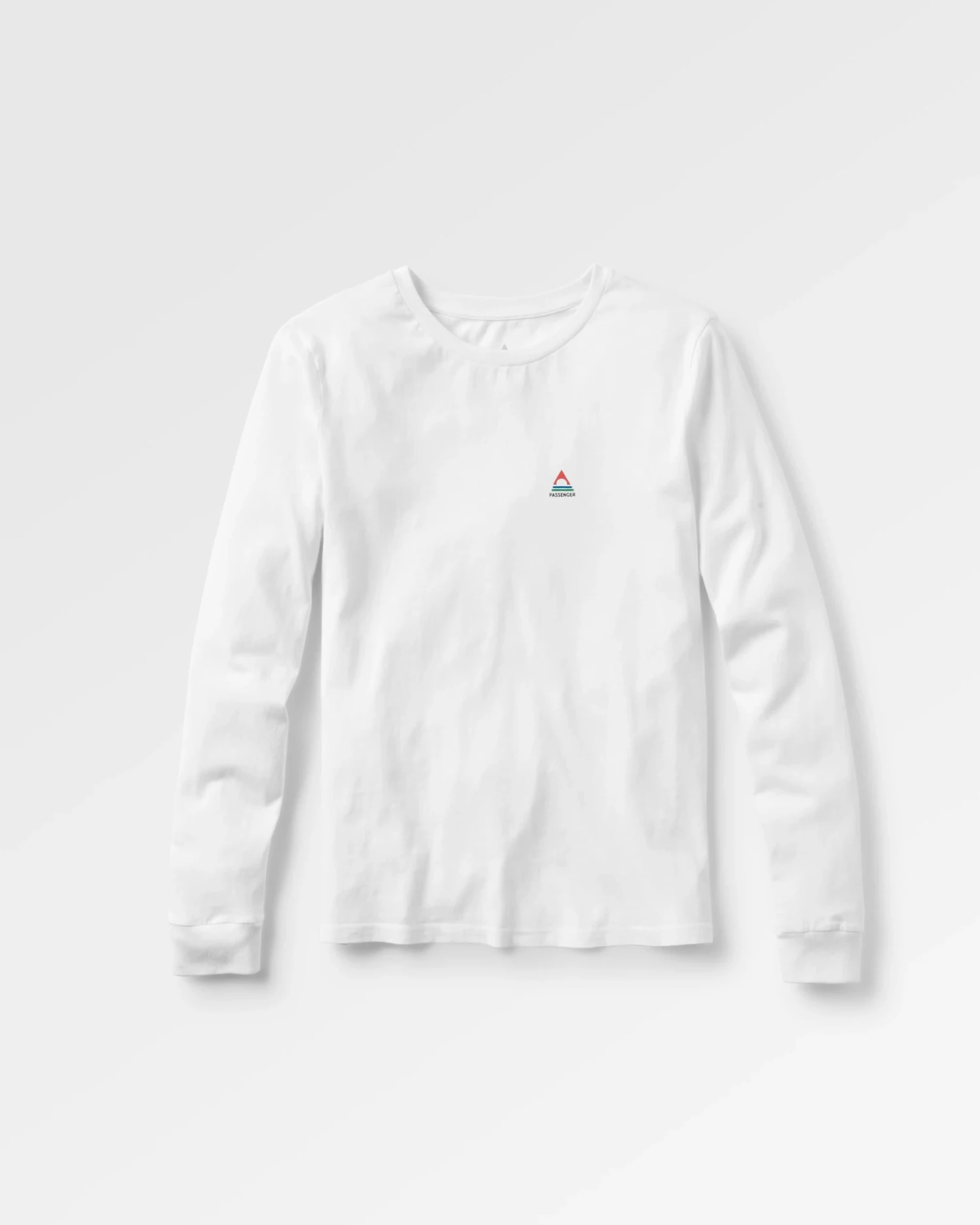 Classic Recycled Cotton LS T-Shirt - White 3 Classic Recycled Cotton LS T-Shirt - White